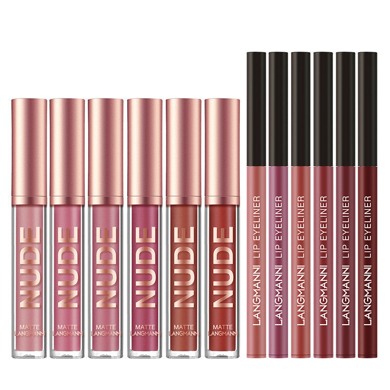 Lip Liner And Lipstick 12 Pcs