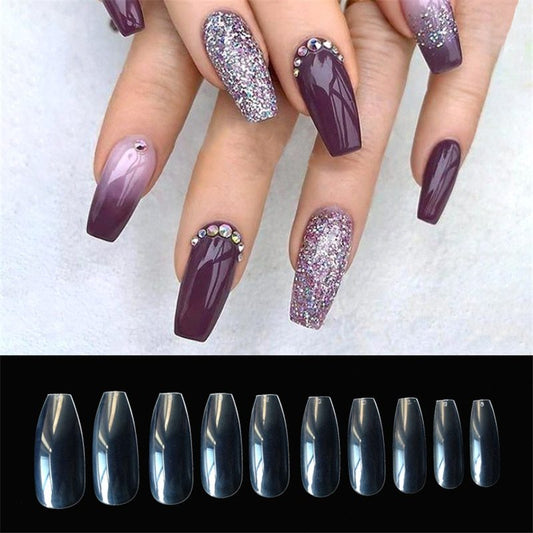 500 Piece Transparent nails
