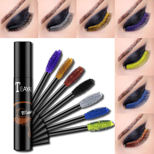 Color fluorescent eyeshadow mascara
