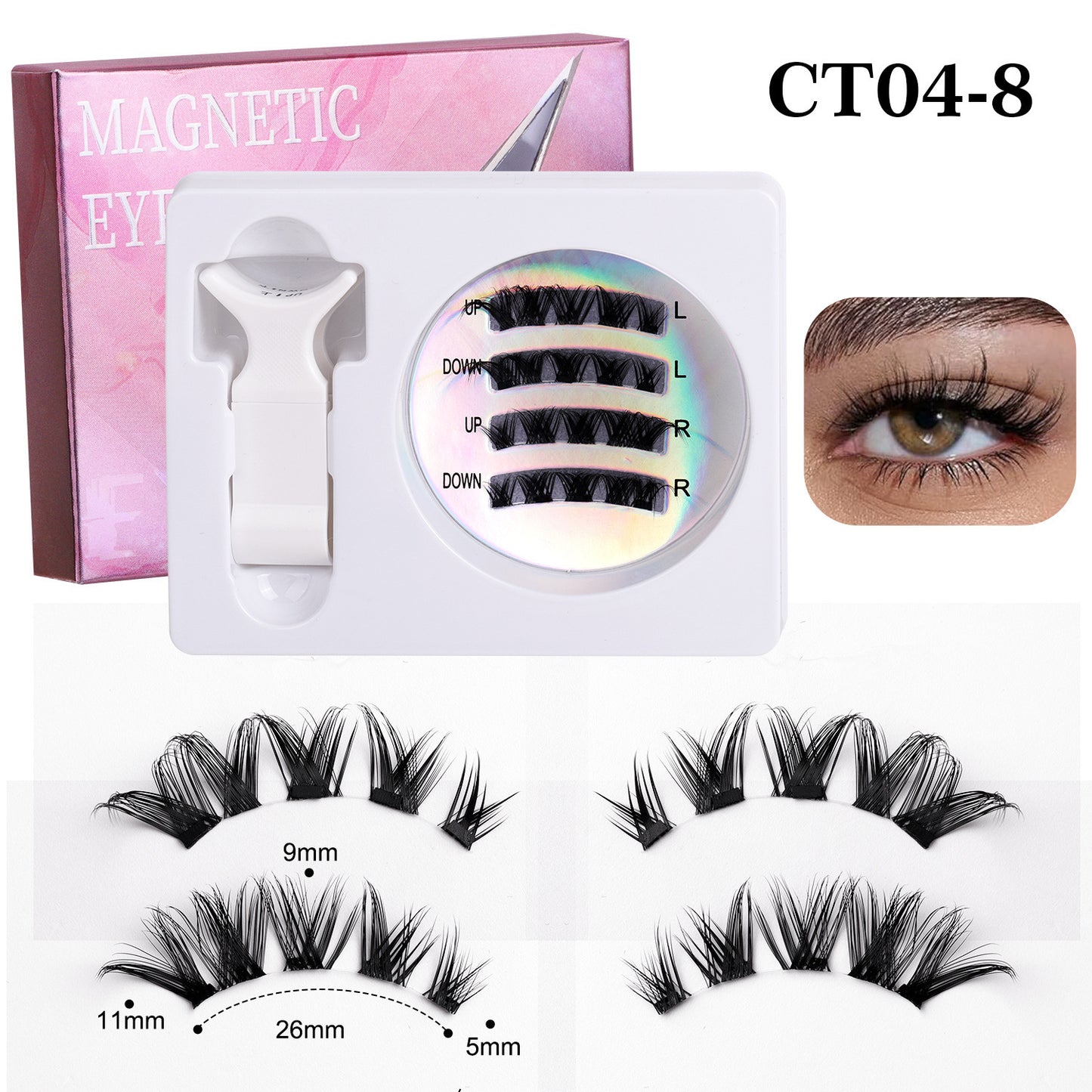 Magnetic Eyelashes Model Suit Thick