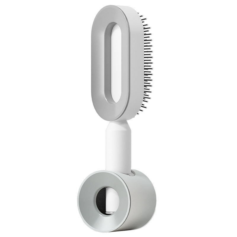 Self Cleaning Hair Brush-One-key Tool for Scalp / Anti-Static Hairbrush Beauty Tool