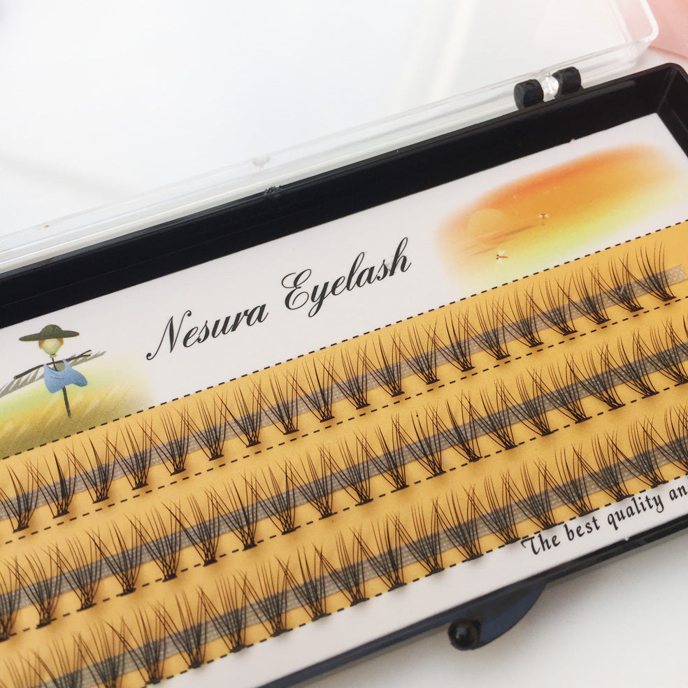 Imitation mink hair single planted eyelashes