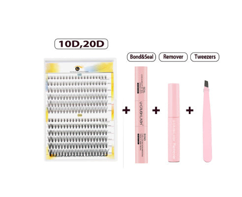 Set Of Thick Curly Eyelashes