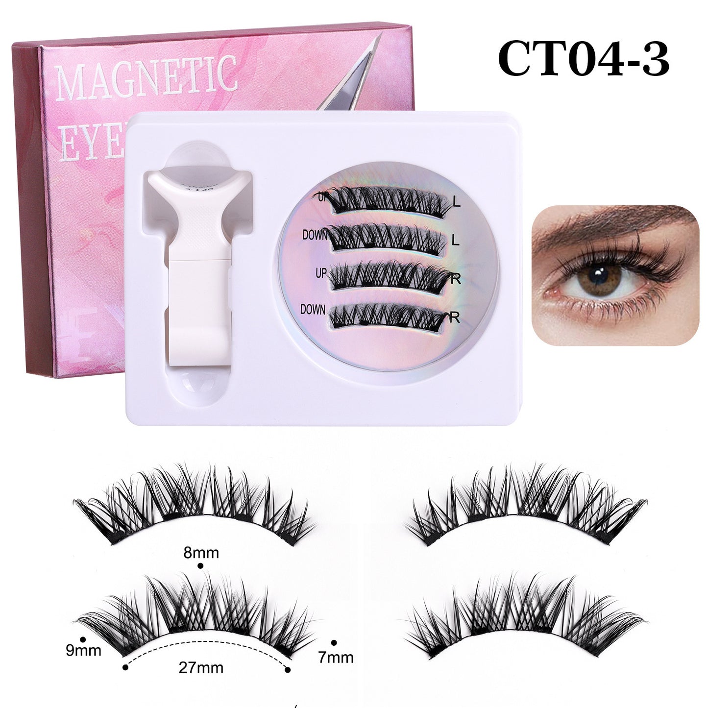 Magnetic Eyelashes Model Suit Thick