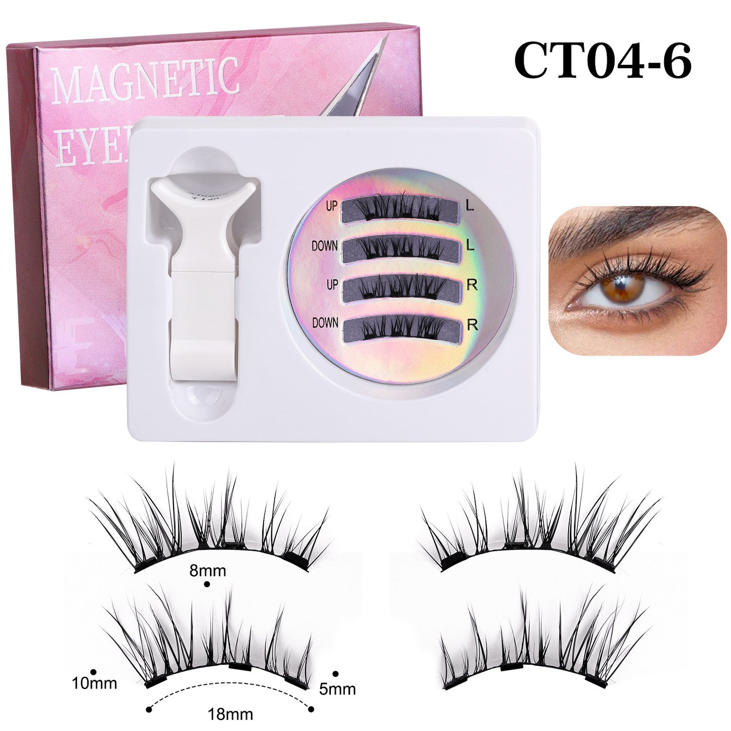 Magnetic Eyelashes Model Suit Thick