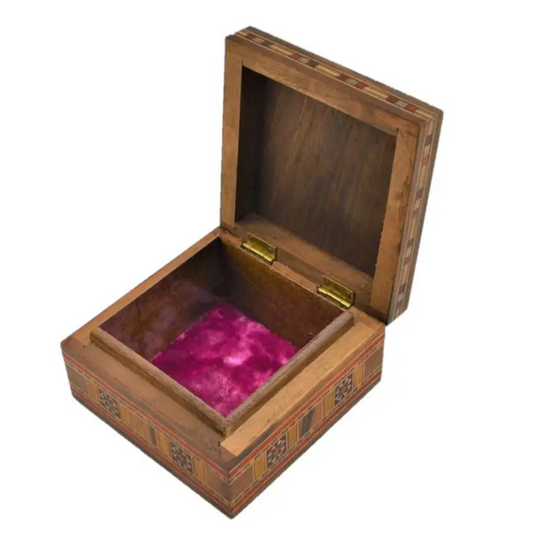 Nostalgic Jewelry Organizer Handmade Wooden Storage Box