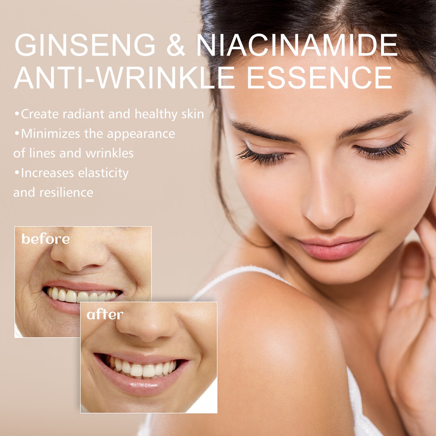 Ginseng Anti Wrinkle,Anti-Ageing Korean Skin Care Oil