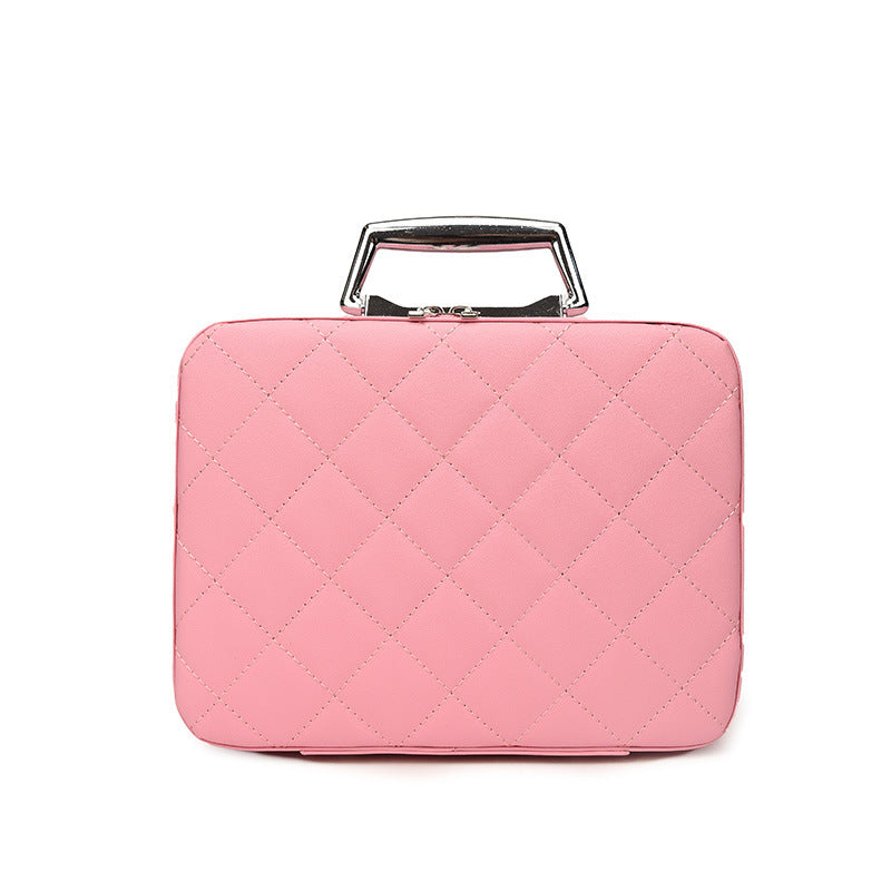 Rhombus-Embroidery  Storage Bag