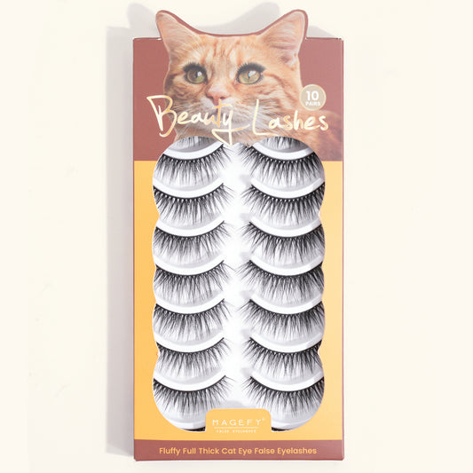 Natural Eyelashes Box-10 Pairs