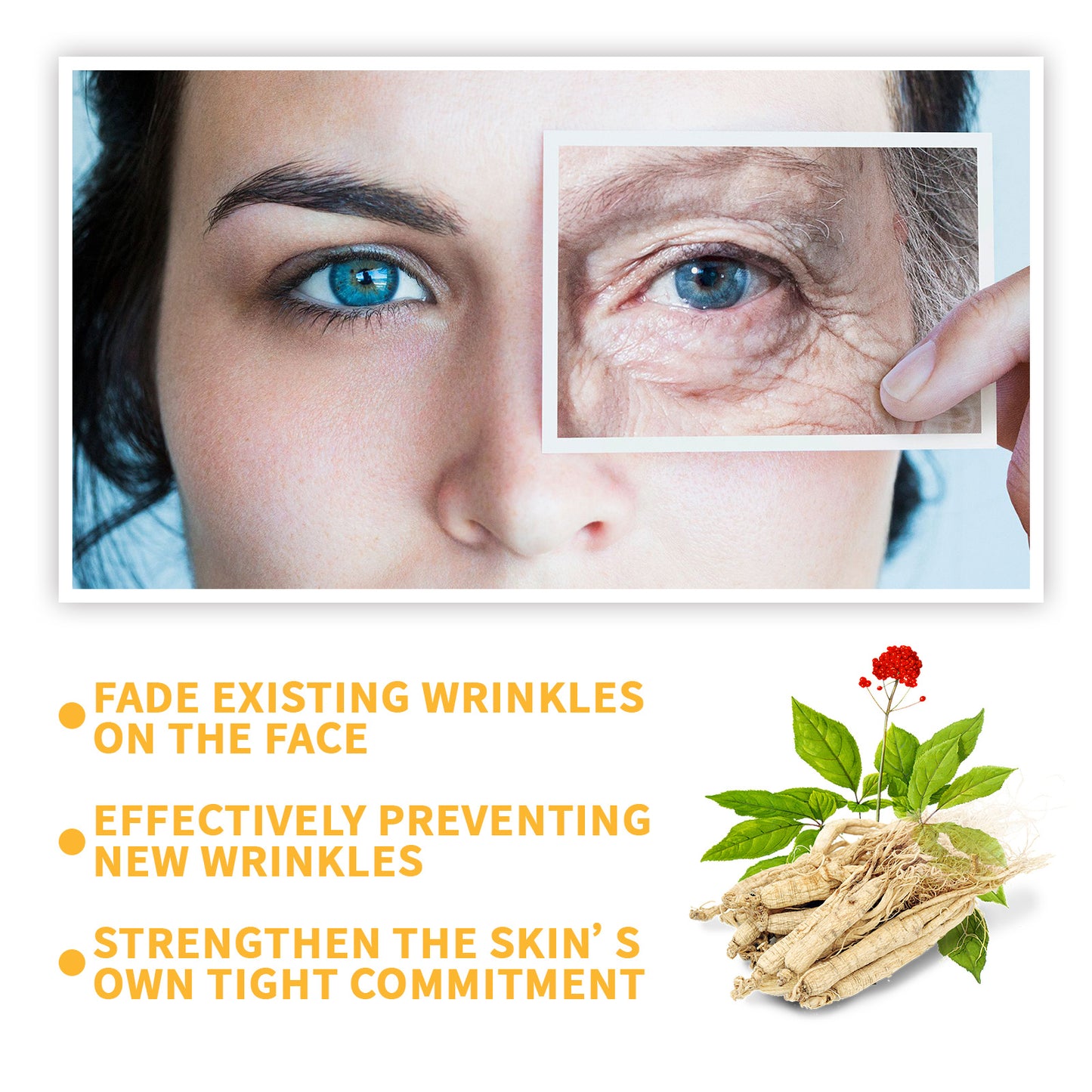Ginseng Anti Wrinkle,Anti-Ageing Korean Skin Care Oil