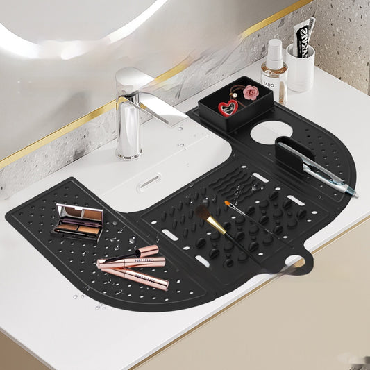 Foldable Sink Dresser Storage Pad Silicone